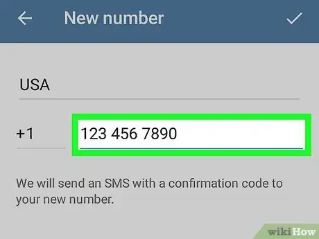 Immagine titolata Change Your Number on Telegram on Android Step 7