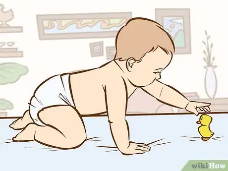 Immagine titolata Teach a Baby to Crawl Step 9