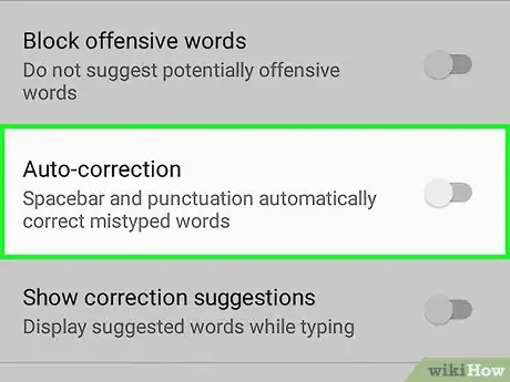 Immagine titolata Turn Off Autocorrect on Android Step 5