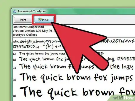 Immagine titolata Install Fonts on Your PC Step 2