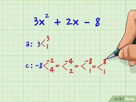 Immagine titolata Factor Second Degree Polynomials (Quadratic Equations) Step 4