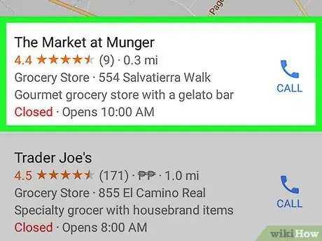 Immagine titolata Search Nearby on Google Maps on Android Step 4