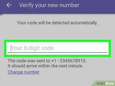 Immagine titolata Change Number on Viber on Android Step 11