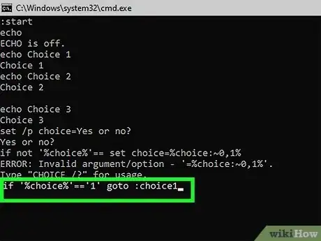 Immagine titolata Create Options or Choices in a Batch File Step 13