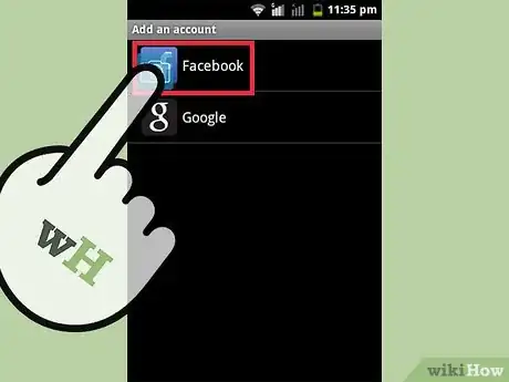 Immagine titolata Sync Your Facebook Account with an Android Device Step 3