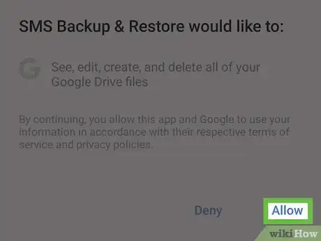 Immagine titolata Backup Text Messages on Android Step 16