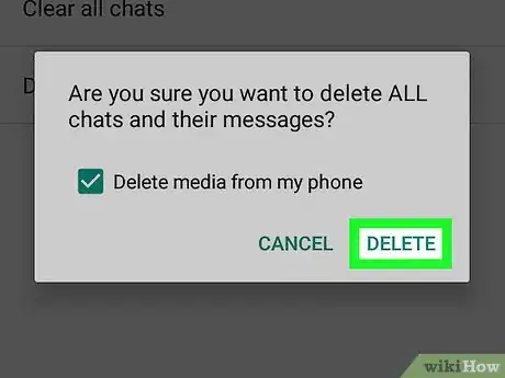 Immagine titolata Delete All Media on WhatsApp Step 14