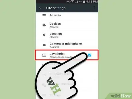 Immagine titolata Enable JavaScript on an Android Phone Step 10