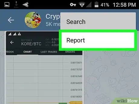 Immagine titolata Report Spam on Telegram on Android Step 4