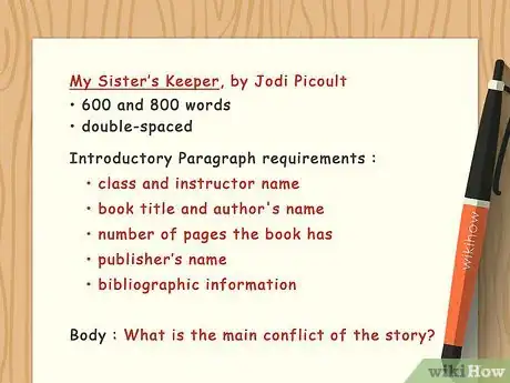 Immagine titolata Write a Book Report Step 1