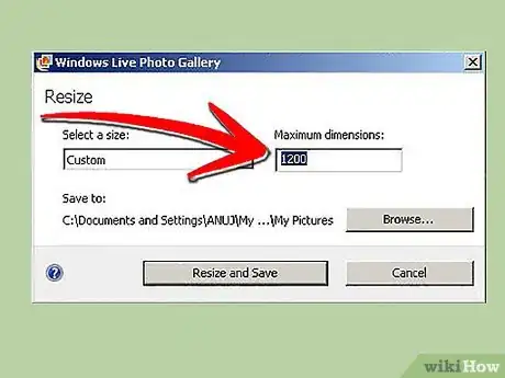 Immagine titolata Easily Resize Photos in Windows XP Step 9Bullet1