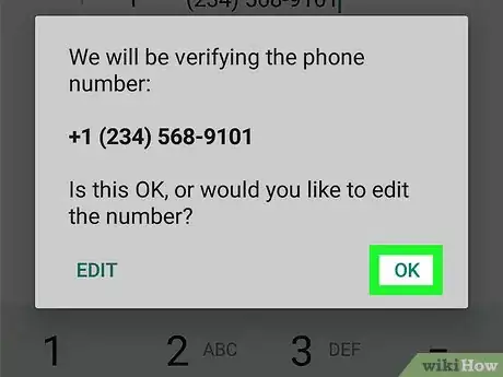 Immagine titolata Activate WhatsApp on Android Step 12
