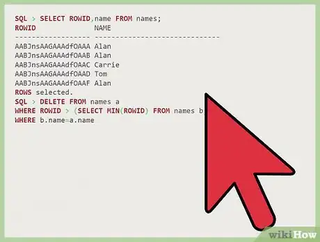 Immagine titolata Delete Duplicate Records in Oracle Step 9