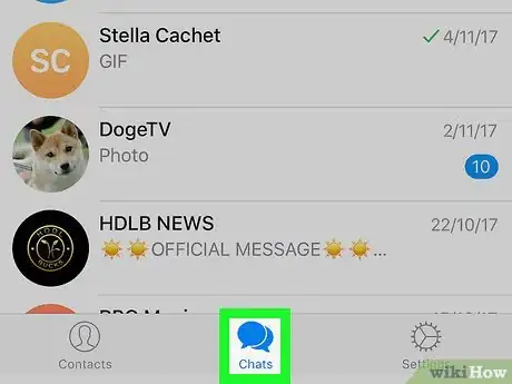 Immagine titolata Join a Telegram Channel on iPhone or iPad Step 2
