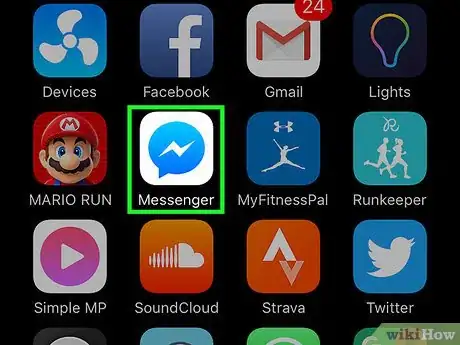 Immagine titolata Delete a Conversation on Facebook Messenger Step 1
