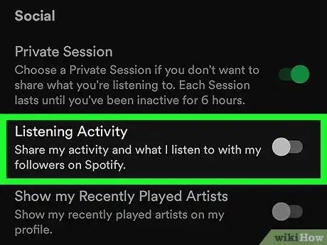 Immagine titolata Hide Recently Played Artists on Spotify on Android Step 11