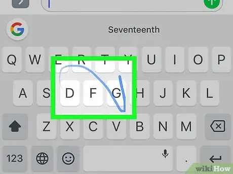Immagine titolata Glide Type with Gboard on iPhone or iPad Step 25