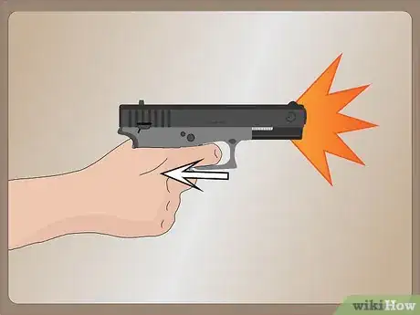 Immagine titolata Load and Fire a 9mm Pistol Step 10