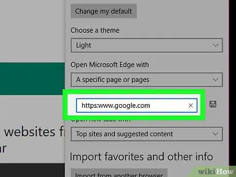 Immagine titolata Change Your Homepage in Microsoft Edge Step 12