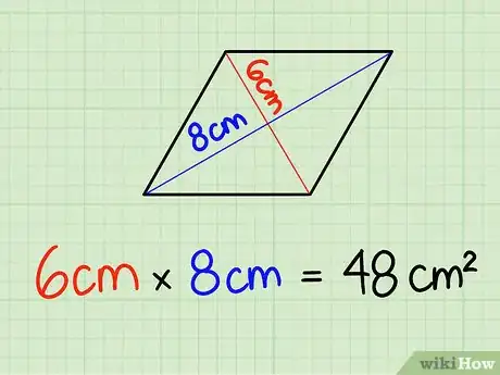 Immagine titolata Calculate the Area of a Rhombus Step 2