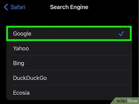 Immagine titolata Change Safari Search Engine Step 4