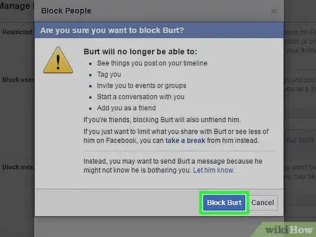 Immagine titolata Block Someone Who Has Blocked You on Facebook Step 18