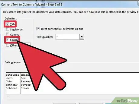 Immagine titolata Separate First Names and Last Names Into Separate Fields in a Microsoft Excel List Step 5