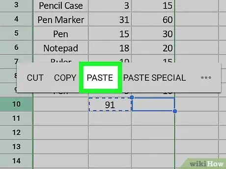 Immagine titolata Copy Formulas on Google Sheets on Android Step 6