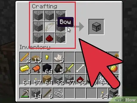 Immagine titolata Make a Dispenser in Minecraft Step 7