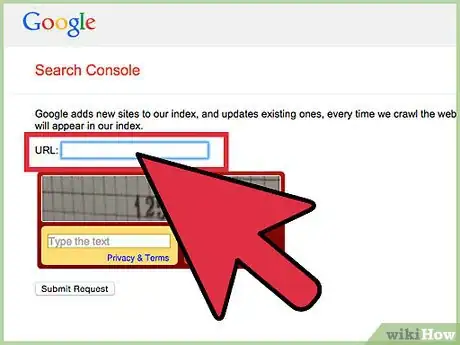 Immagine titolata Add Your URL to Google Step 2