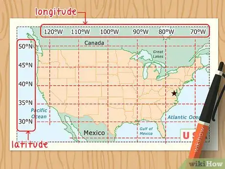 Immagine titolata Read Latitude and Longitude on a Map Step 7