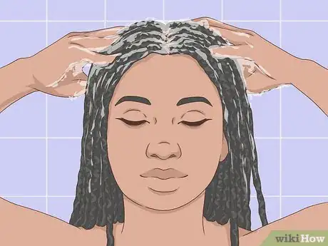 Immagine titolata Wash Braids Step 4