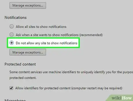 Immagine titolata Disable Notifications in Google Chrome Step 7