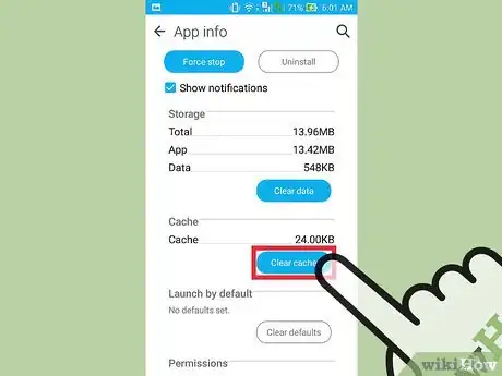 Immagine titolata Clear Temporary Internet Files on Android Devices Step 5