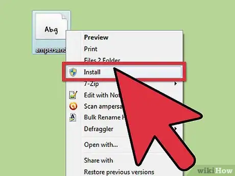 Immagine titolata Install Fonts on Your PC Step 4