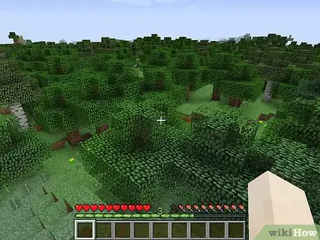 Immagine titolata Plant Trees in Minecraft Step 1