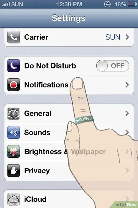 Immagine titolata Make iPhone Flash when Receiving a Text Step 2