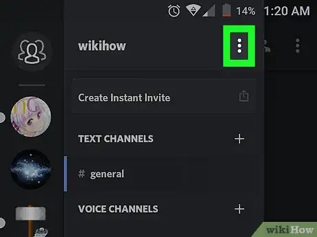 Immagine titolata Delete a Discord Server on Android Step 4