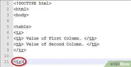 Immagine titolata Create a Table in HTML Code Step 15