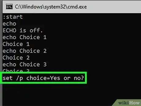 Immagine titolata Create Options or Choices in a Batch File Step 11