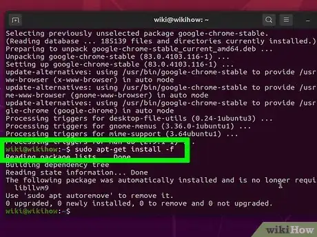 Immagine titolata Install Google Chrome Using Terminal on Linux Step 6