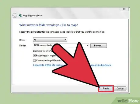 Immagine titolata Map a Folder to a Drive Letter in Windows Step 11