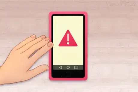 Immagine titolata Hand and Phone with Warning Sign.png