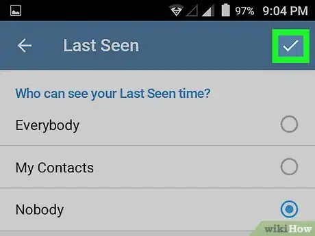Immagine titolata Hide Last Seen on Telegram on Android Step 7