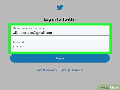 Immagine titolata Login to Twitter Step 1