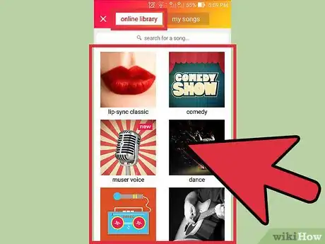 Immagine titolata Record a Music Video with Musical.Ly Step 3