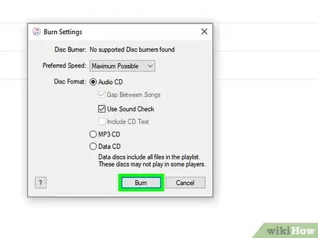 Immagine titolata Get Music off of YouTube to Make a Mix CD Step 26