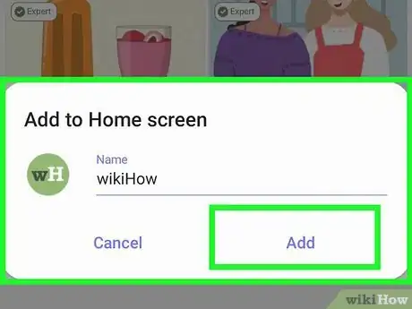 Immagine titolata Set a Bookmark Shortcut in Your Home Screen on Android Step 22