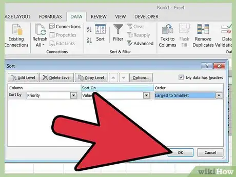 Immagine titolata Manage Priorities with Excel Step 12