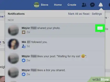 Immagine titolata Clear Facebook Notifications Step 12